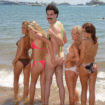 Boratova guza na canneskoj plaži